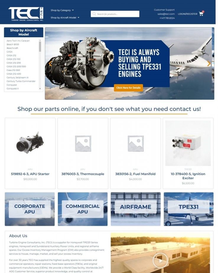 Teci Website